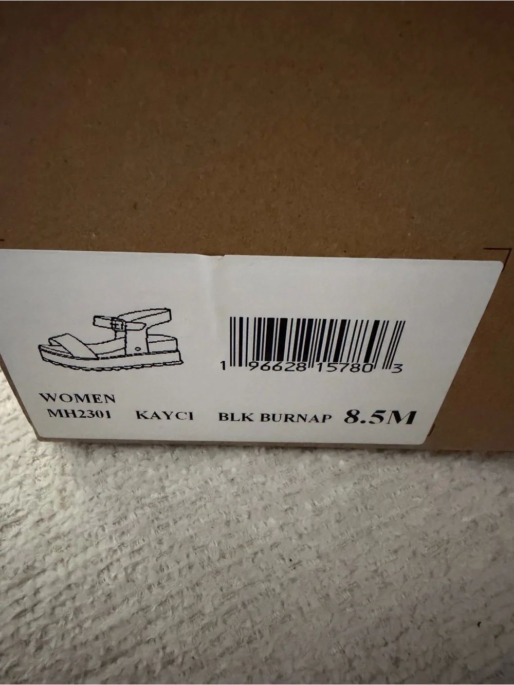 Women’s New MIA Kayci Black Platform Sandals